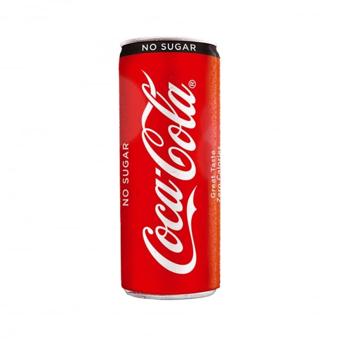 COLA COLA ZERO SUGAR CAN 250ML